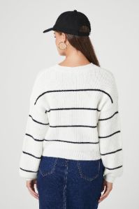 Striped Ribbed Knit Sweater sold by Urban Planet