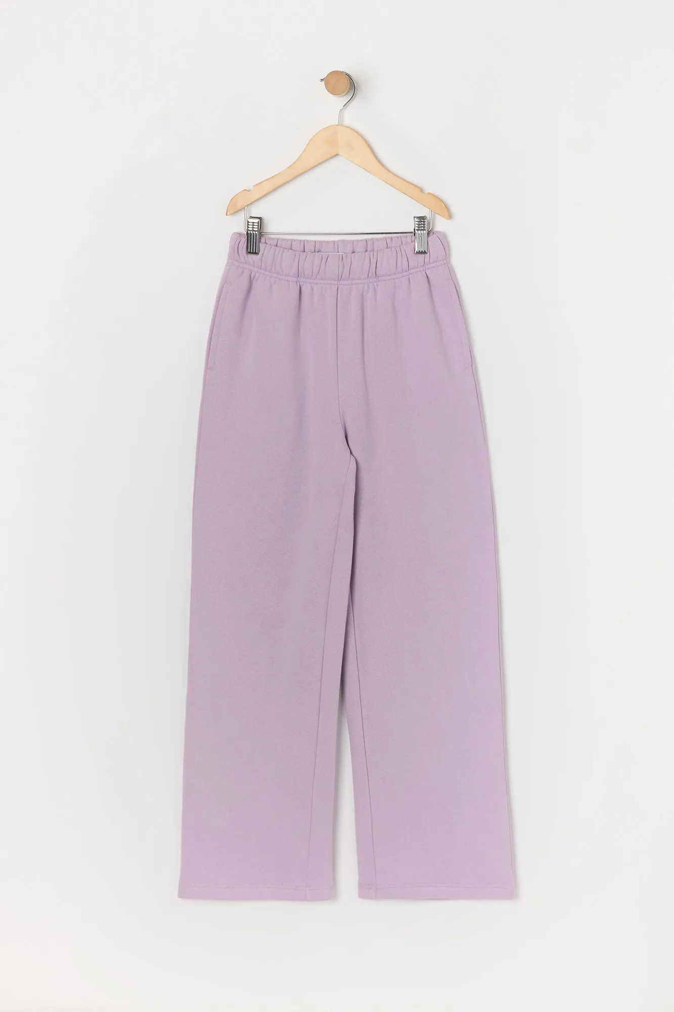 Girls Fleece Wide Leg Sweatpant sold by Urban Planet product image thumbnail 5