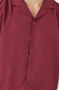 Twill Button-Up T-Shirt sold by Urban Planet