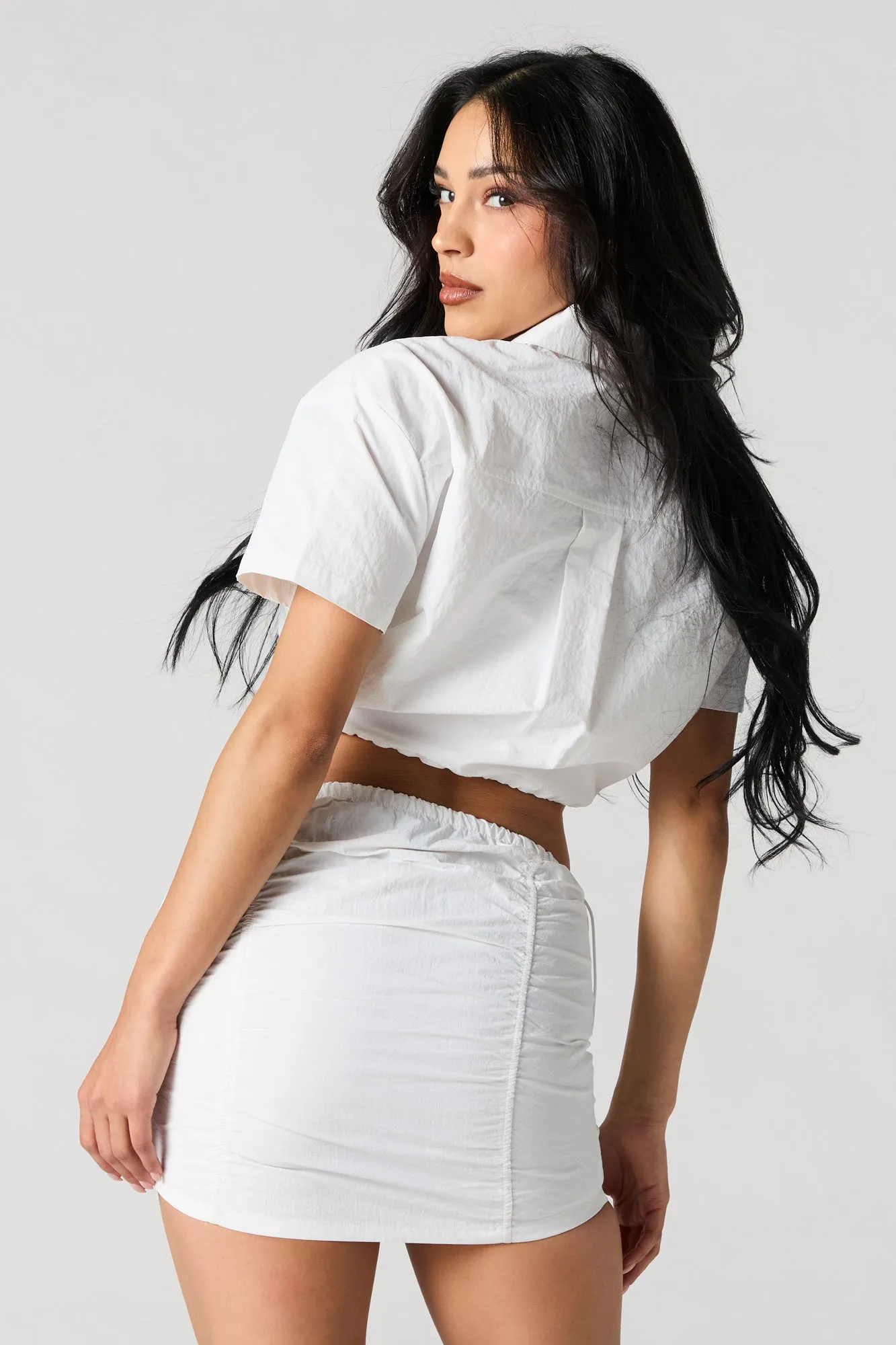 Minijupe cargo parachute en nylon sold by Urban Planet product image thumbnail 2