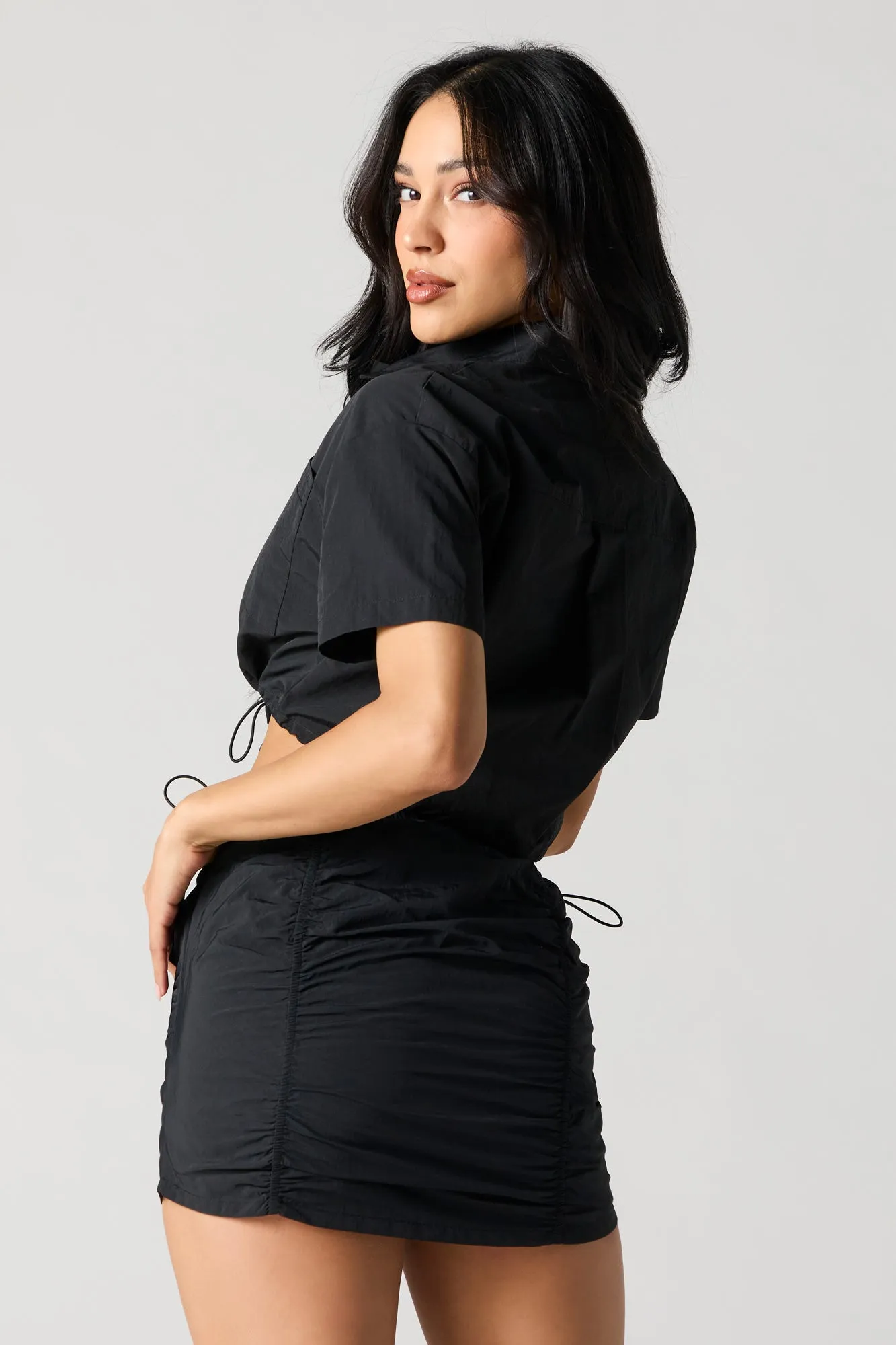 Minijupe cargo parachute en nylon sold by Urban Planet product image thumbnail 5