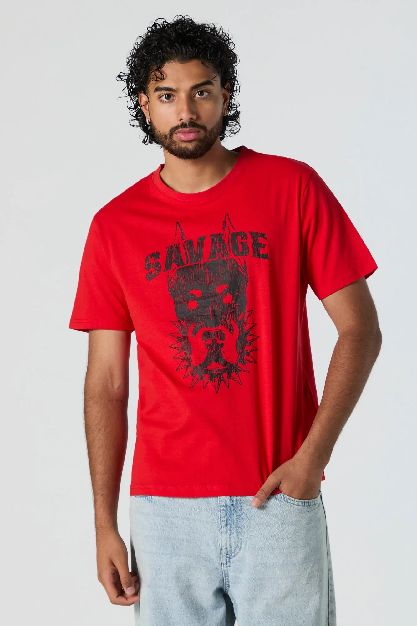 Savage Graphic T-Shirt sold by Urban Planet product image thumbnail 2