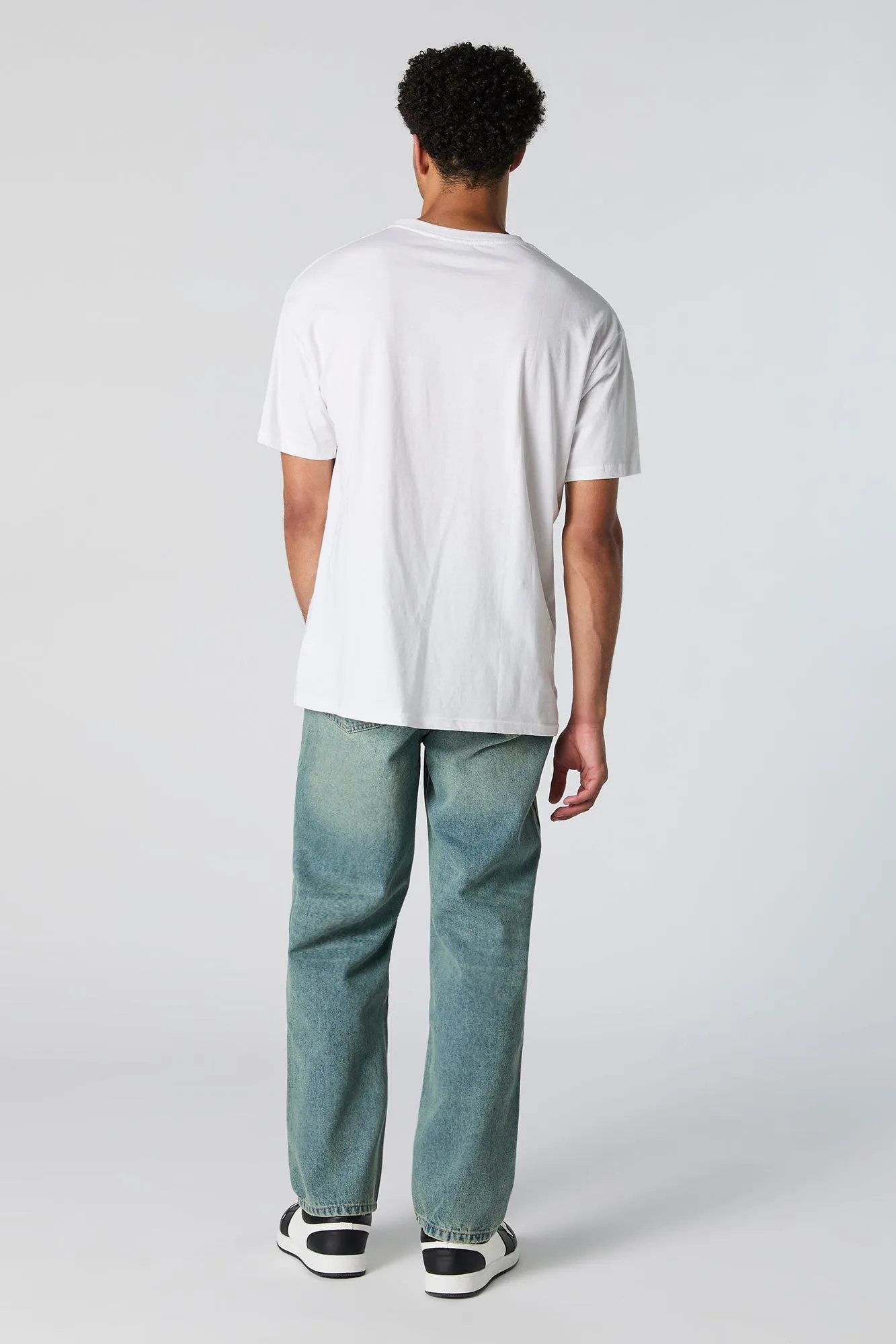 Vintage Wash Baggy Rigid Denim Jean sold by Urban Planet product image thumbnail 3