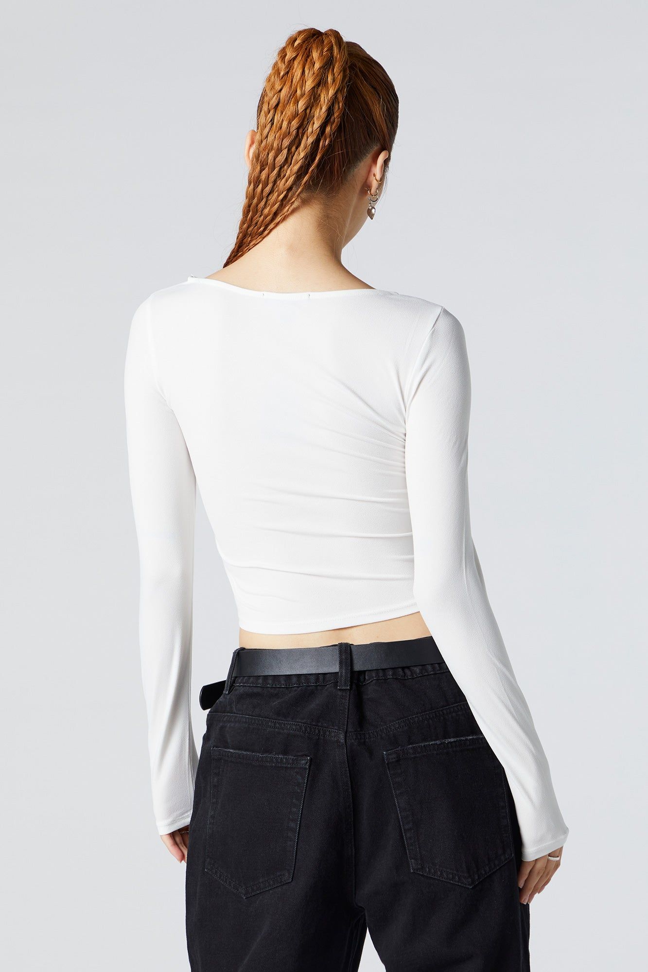 Medium Wash Distressed Skinny Jean sold by Urban Planet product image thumbnail 3