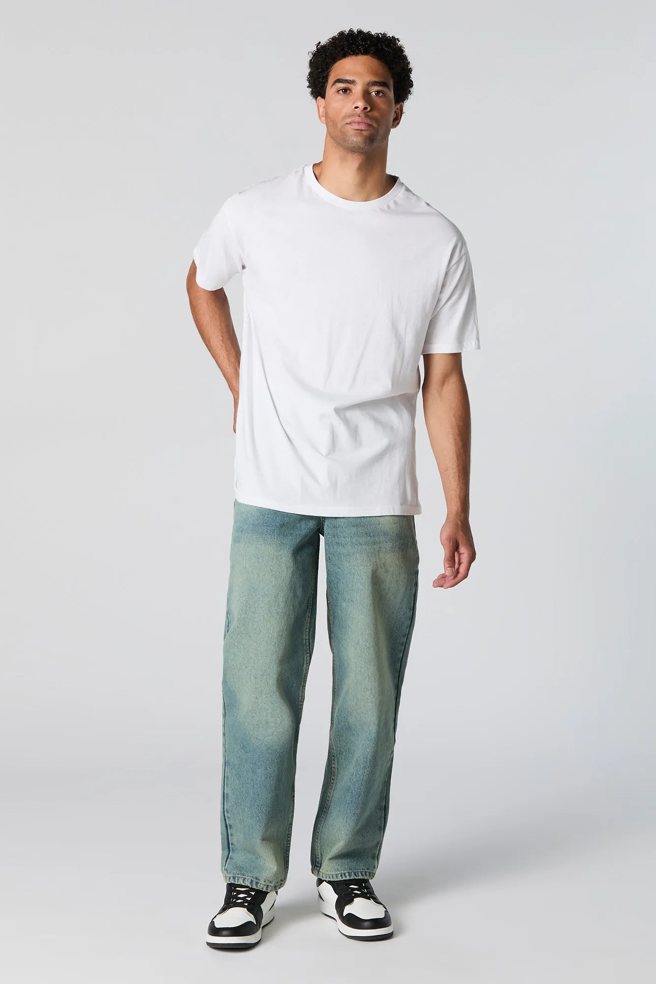 Vintage Wash Baggy Rigid Denim Jean sold by Urban Planet product image thumbnail 2