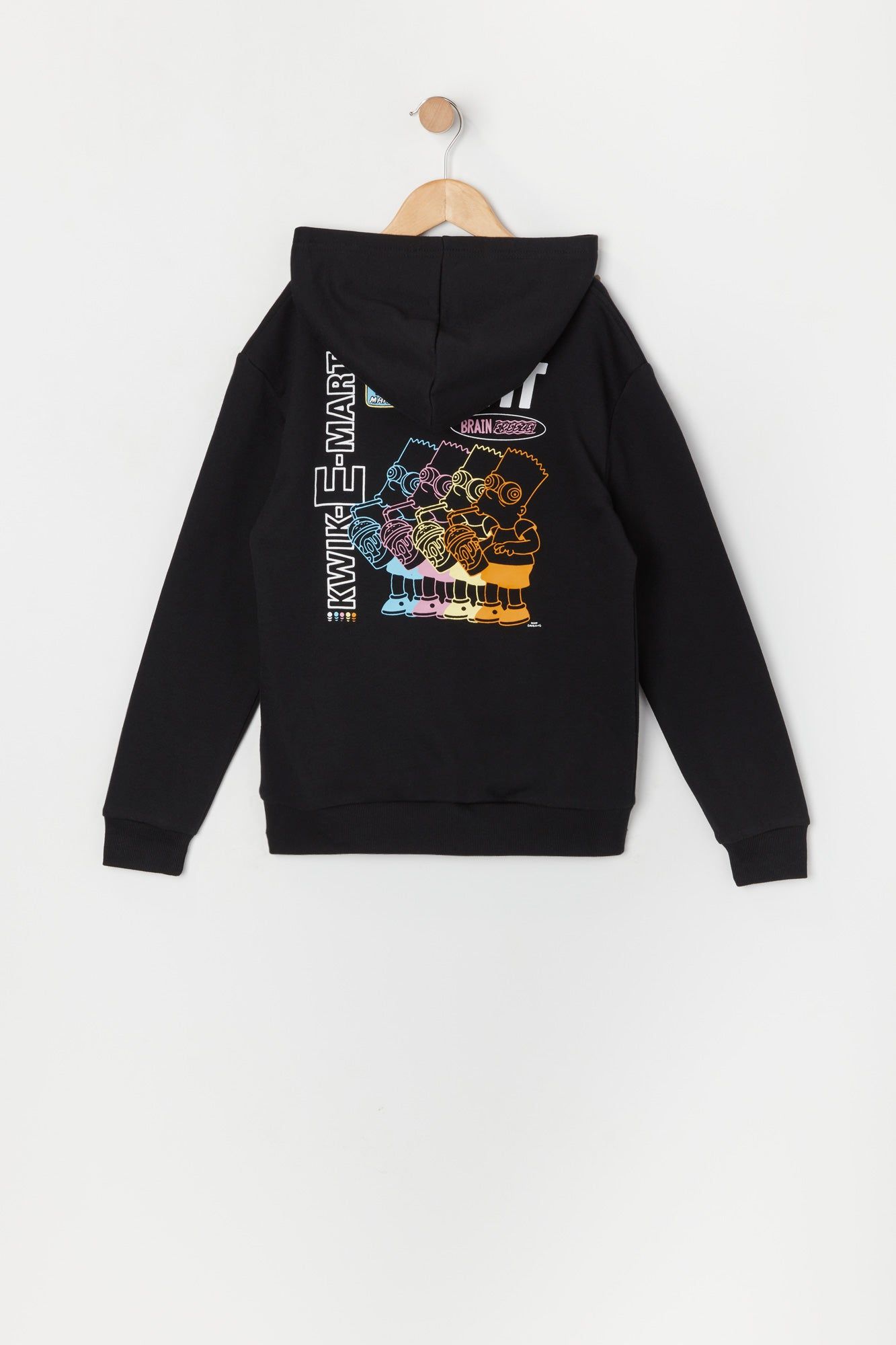 Boys Bart Simpson Graphic Fleece Hoodie sold by Urban Planet product image thumbnail 2