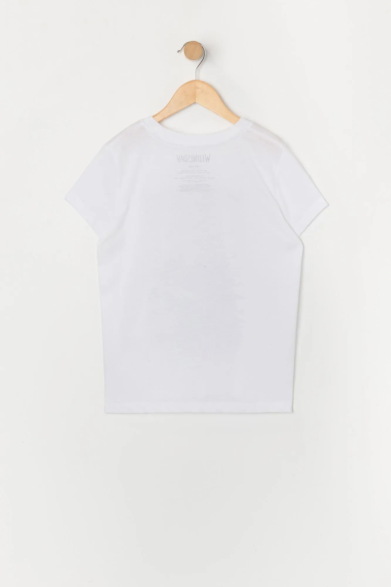 Girls Wednesday Addams Graphic T-Shirt sold by Urban Planet product image thumbnail 2