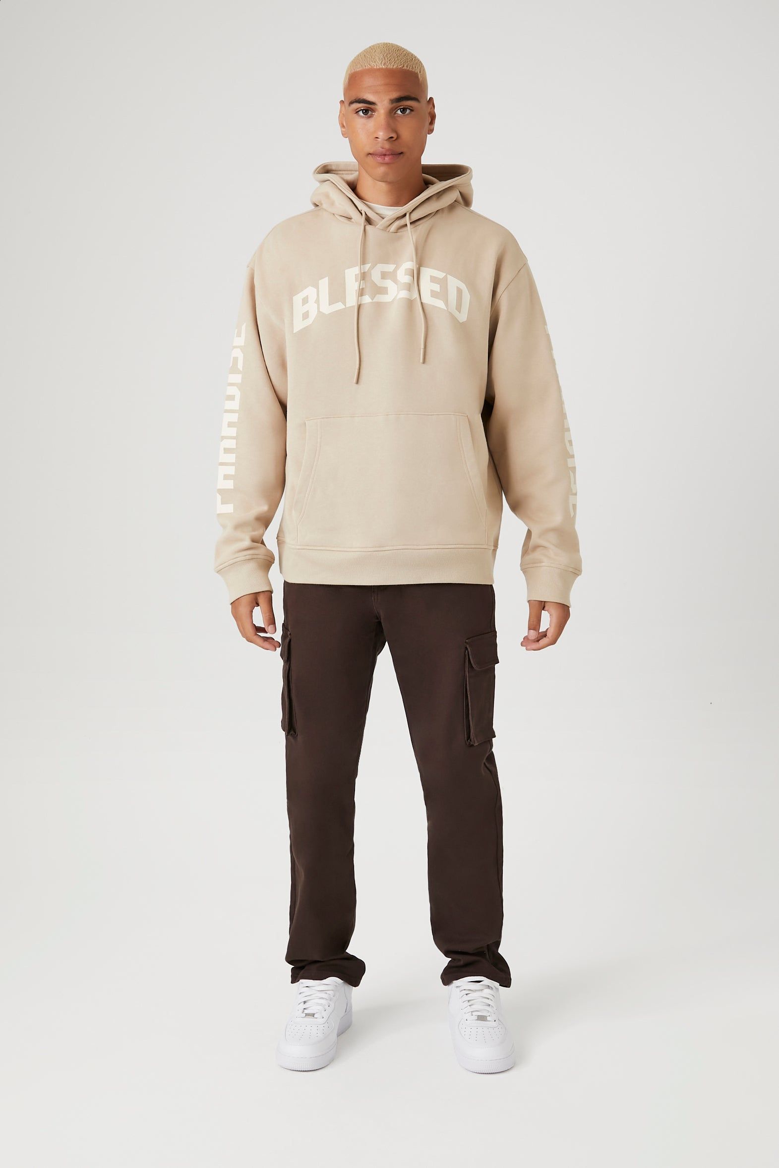 Haut à capuchon à imprimé Blessed Paradise sold by Urban Planet product image thumbnail 4