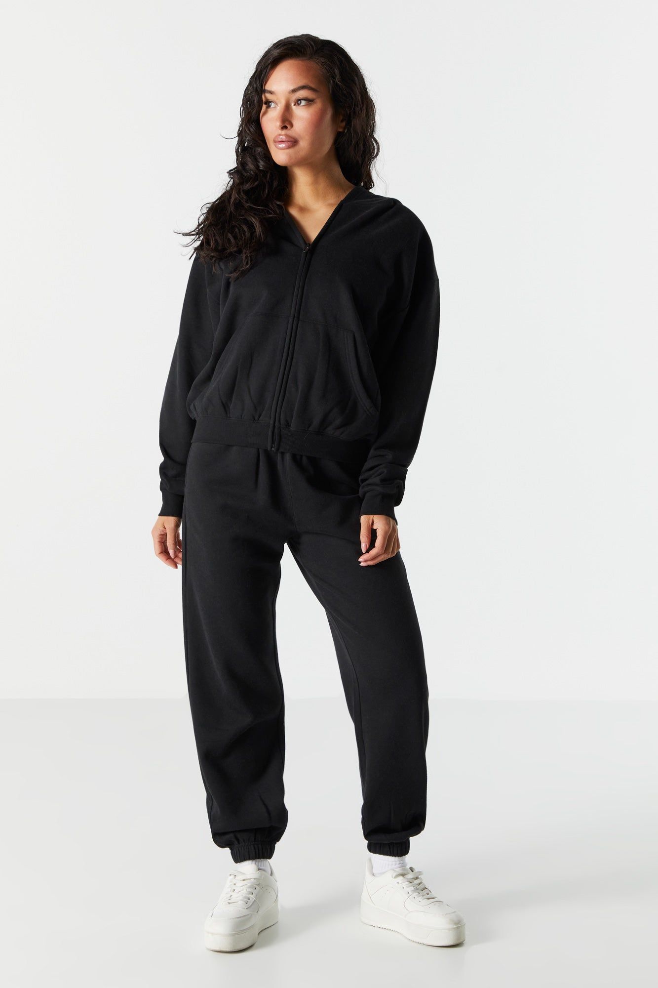 Fleece Zip Up Varsity Hoodie sold by Urban Planet product image thumbnail 6