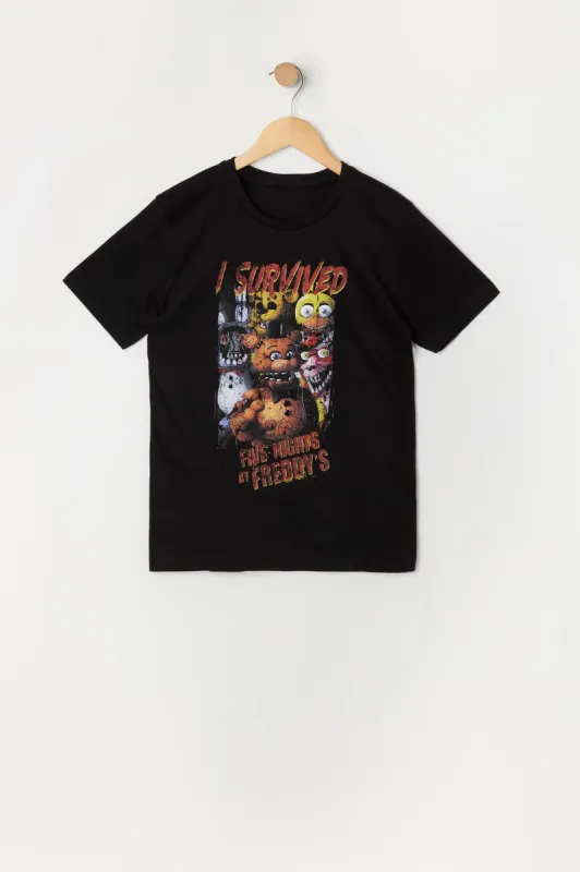 T-shirt à imprimé Five Nights at Freddy's pour garçon sold by Urban Planet
