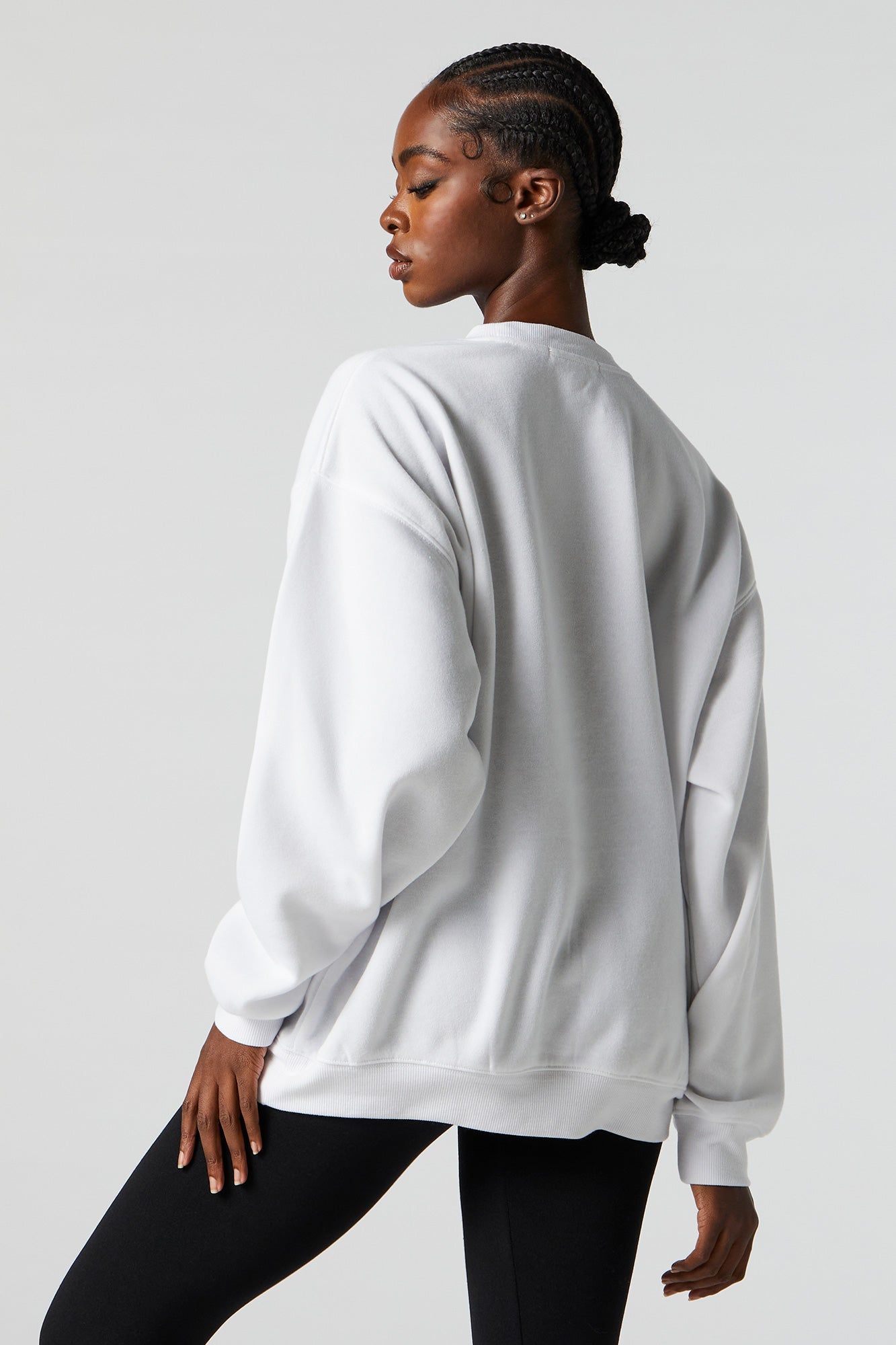 Chandail en molleton avec motif brodé Manhattan en chenille sold by Urban Planet product image thumbnail 2