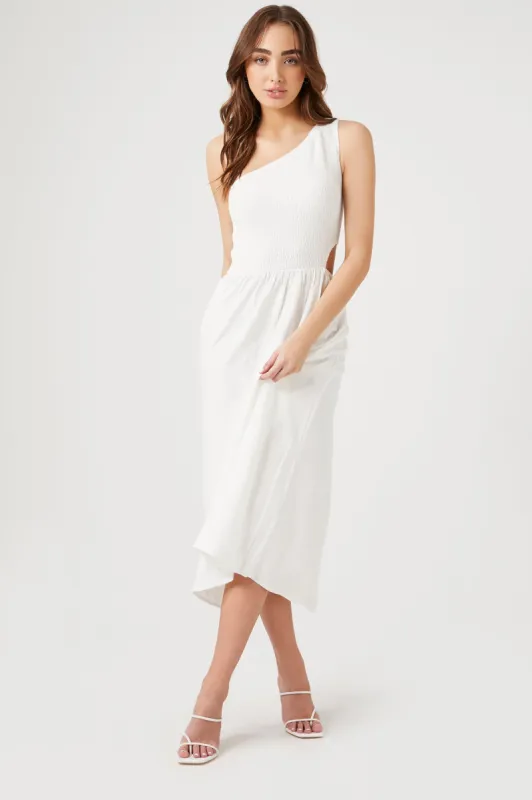 One Shoulder Cut-Out Midi Dress sold by Urban Planet