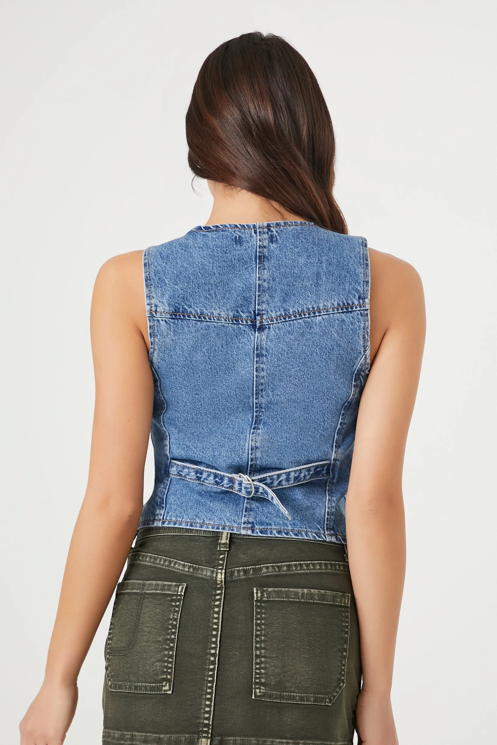 Veste boutonnée en denim sold by Urban Planet product image thumbnail 5