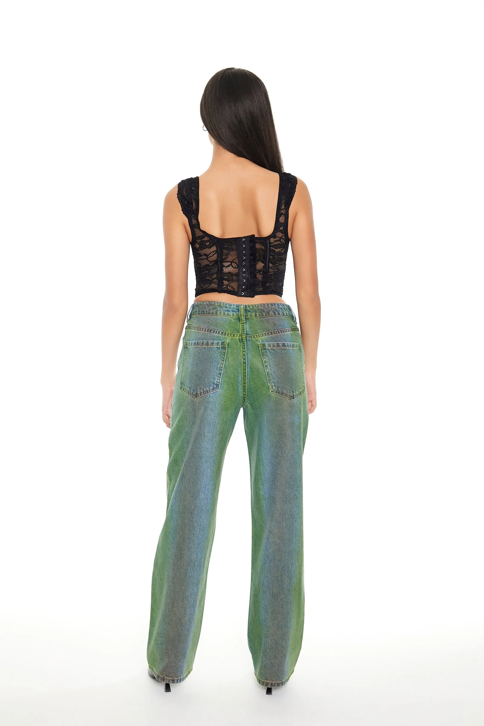 Jean à jambe droite délavé graduel sold by Urban Planet product image thumbnail 2
