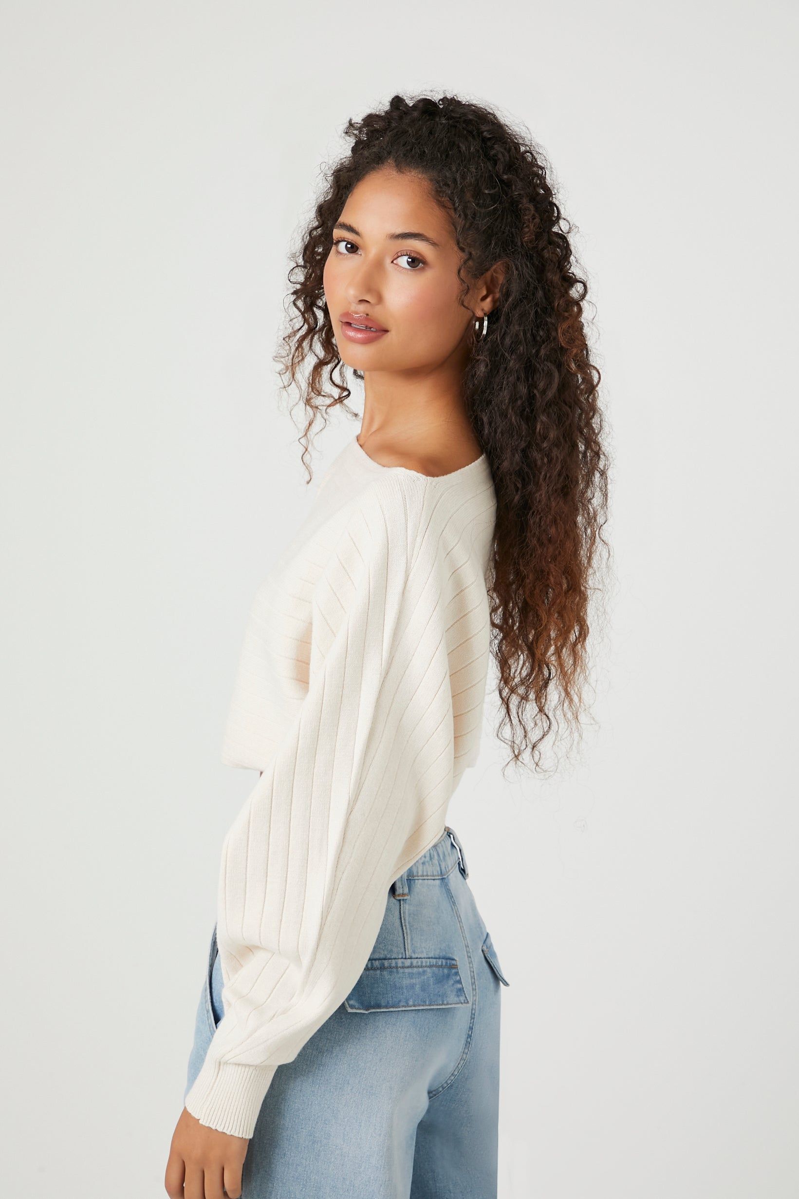 Chandail court à manches chauve-souris sold by Urban Planet product image thumbnail 3