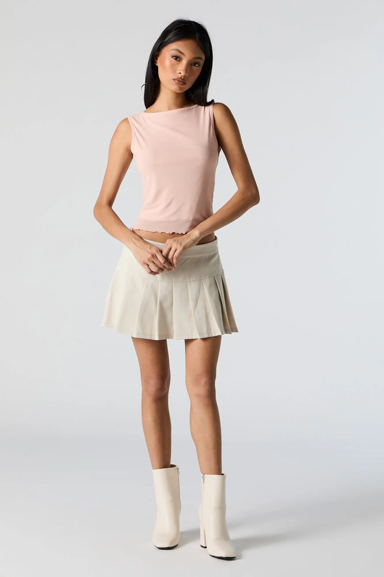 Débardeur en filet à col bateau sold by Urban Planet product image thumbnail 3