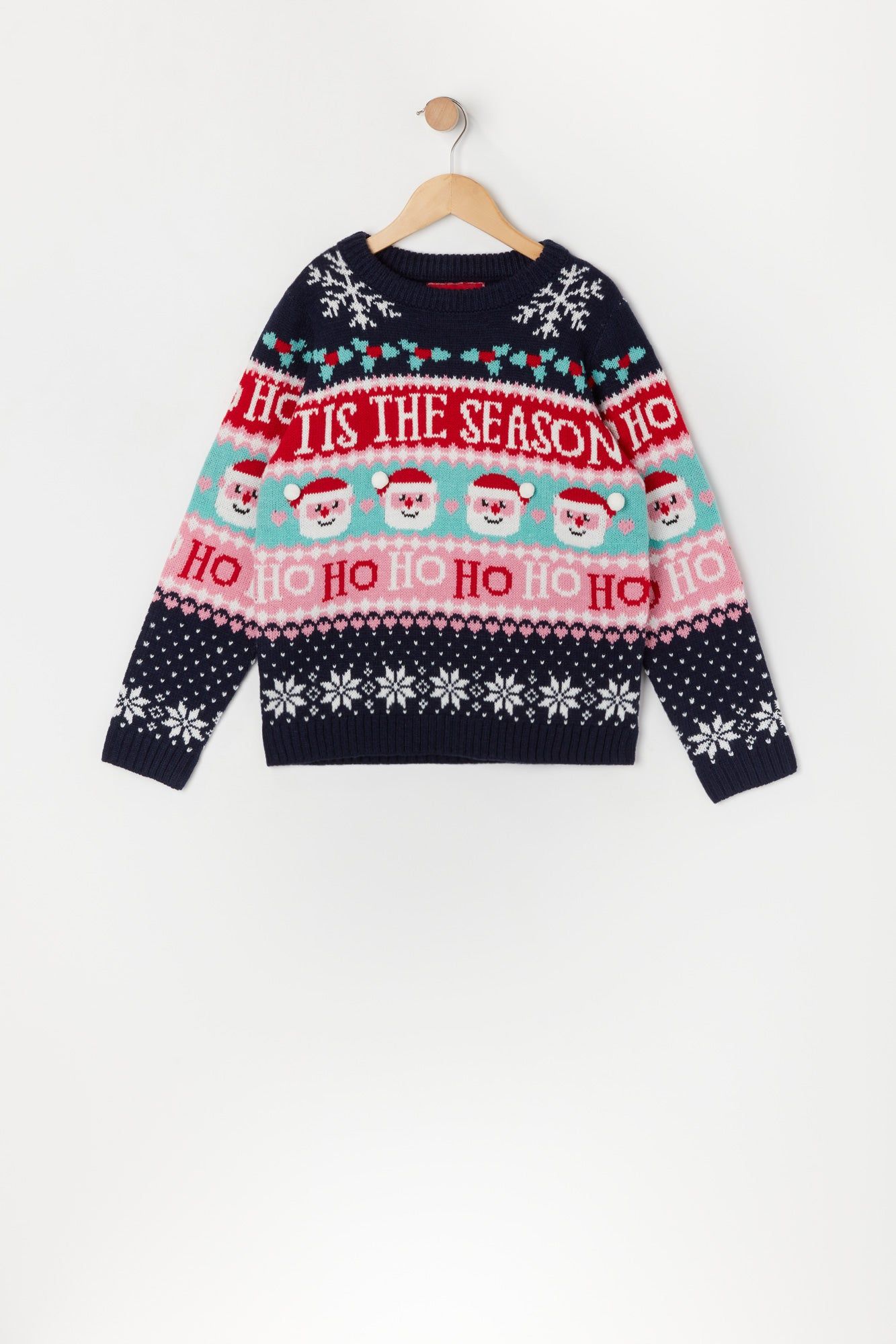 Girls Tis The Season Print Xmas Sweater sold by Urban Planet