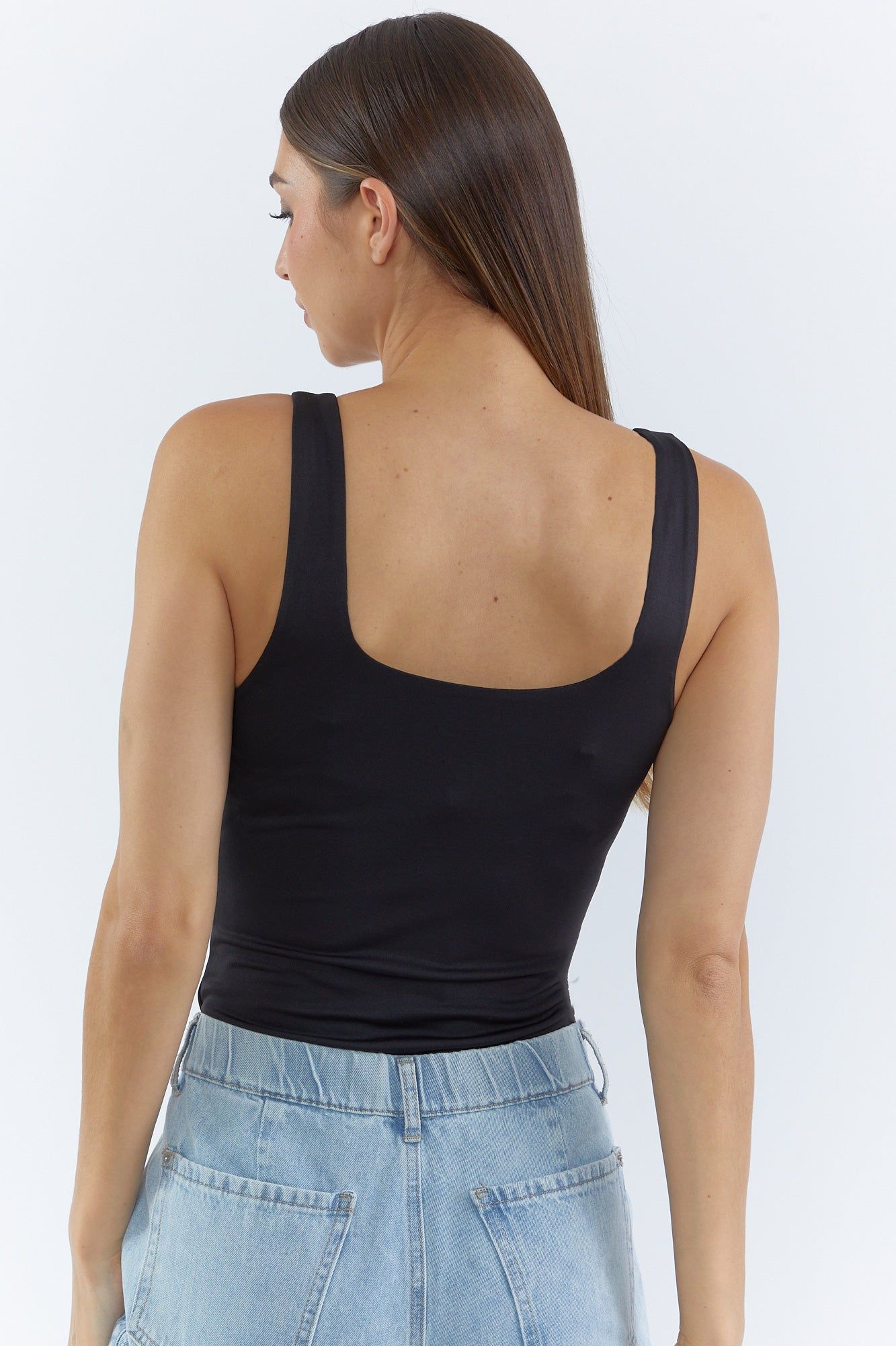 Seamless Scoop Neck Contour Bodysuit sold by Urban Planet product image thumbnail 5