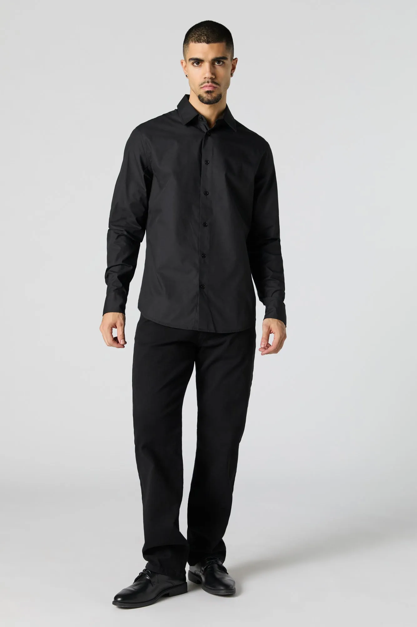 Button-Up Dress Shirt sold by Urban Planet product image thumbnail 3