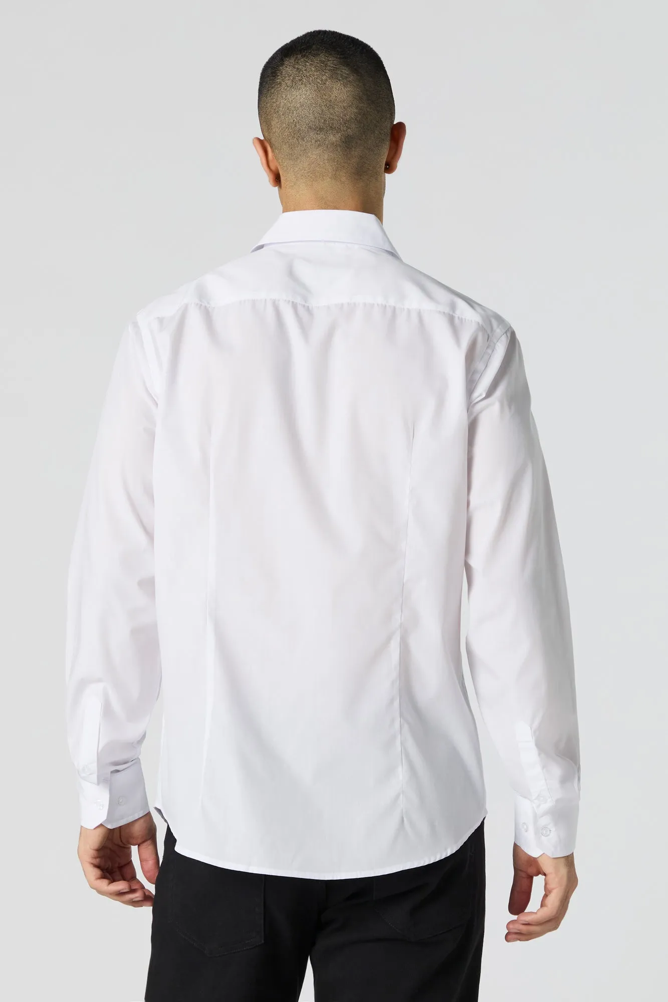 Button-Up Dress Shirt sold by Urban Planet product image thumbnail 5