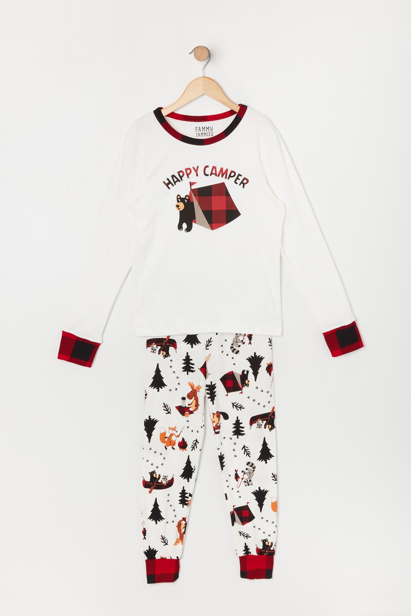 Boys Fammy Jammies Woodland Print 2-Piece Pajama Set sold by Urban Planet