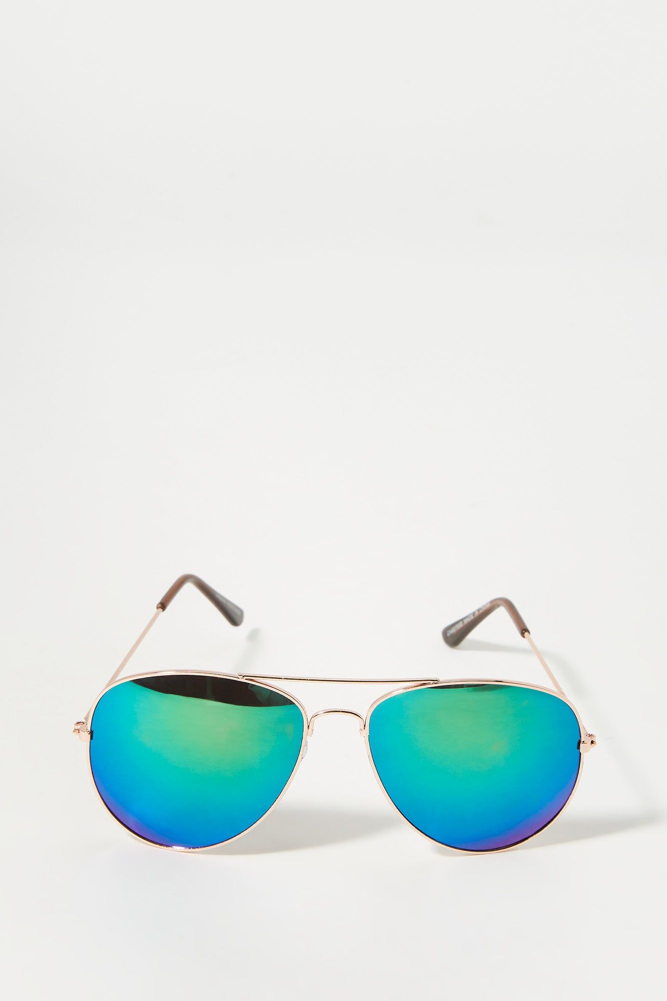 Aviator Blue Mirror Sunglasses sold by Urban Planet product image thumbnail 4