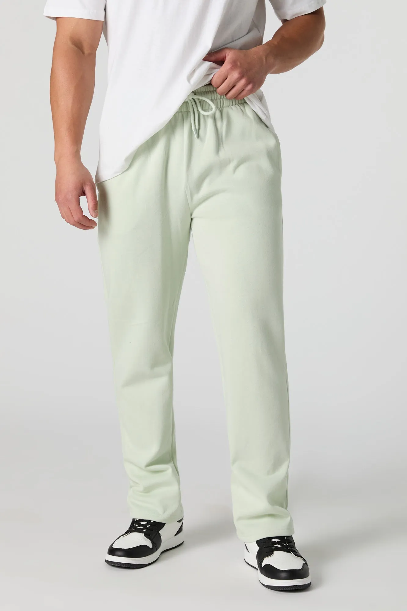 Fleece Straight Leg Sweatpant sold by Urban Planet product image thumbnail 4