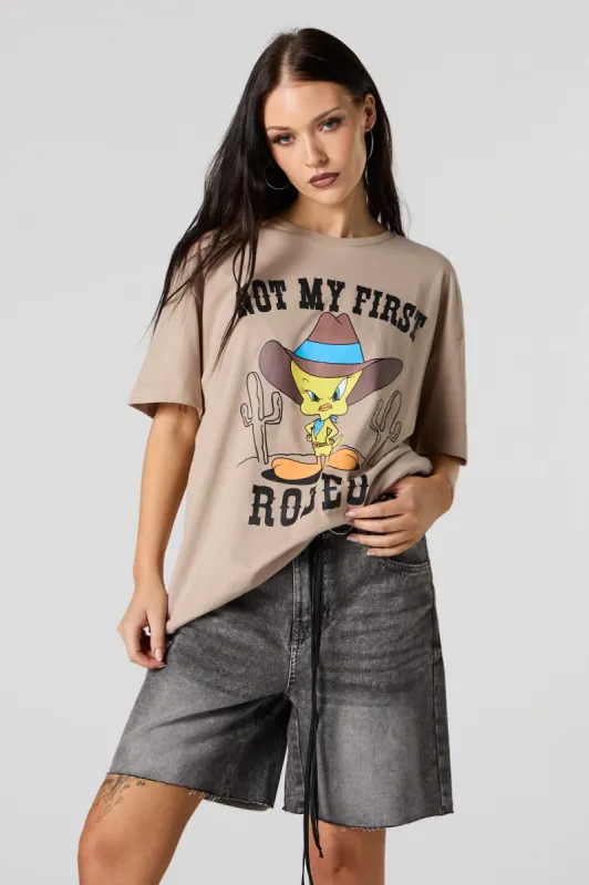 Rodeo Tweety Graphic Boyfriend T-Shirt sold by Urban Planet