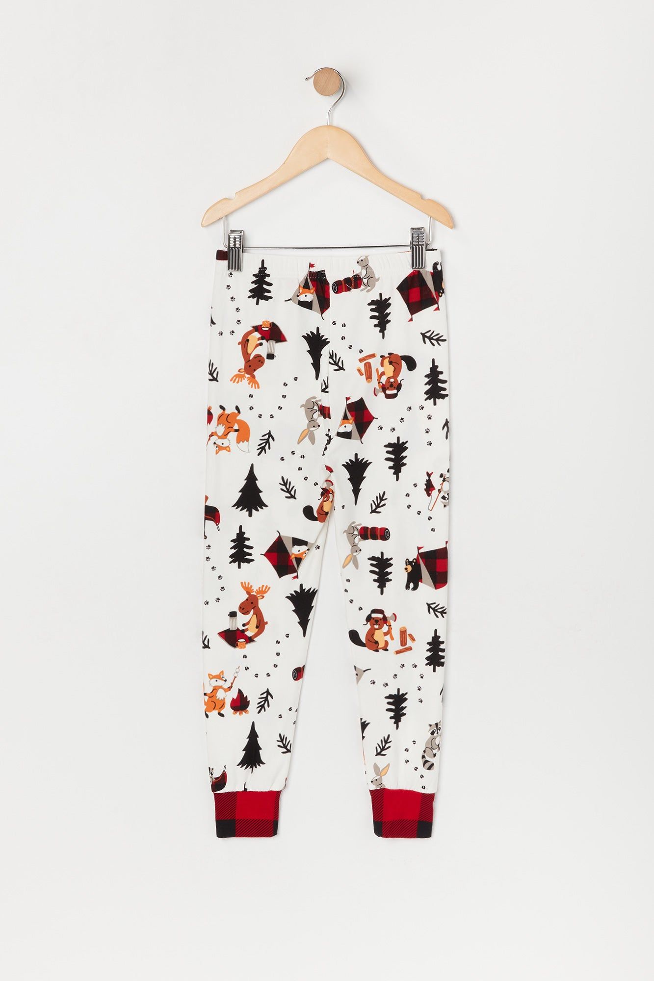 Boys Fammy Jammies Woodland Print 2-Piece Pajama Set sold by Urban Planet product image thumbnail 5