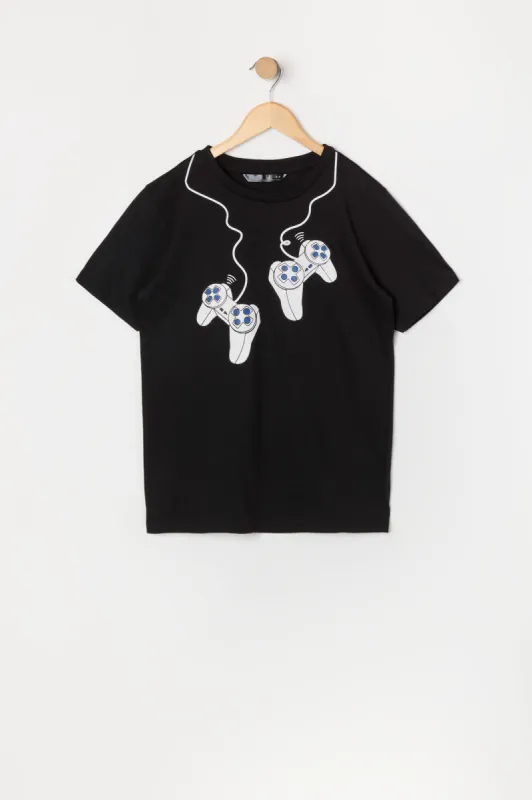 Boys Controllers Graphic T-Shirt sold by Urban Planet
