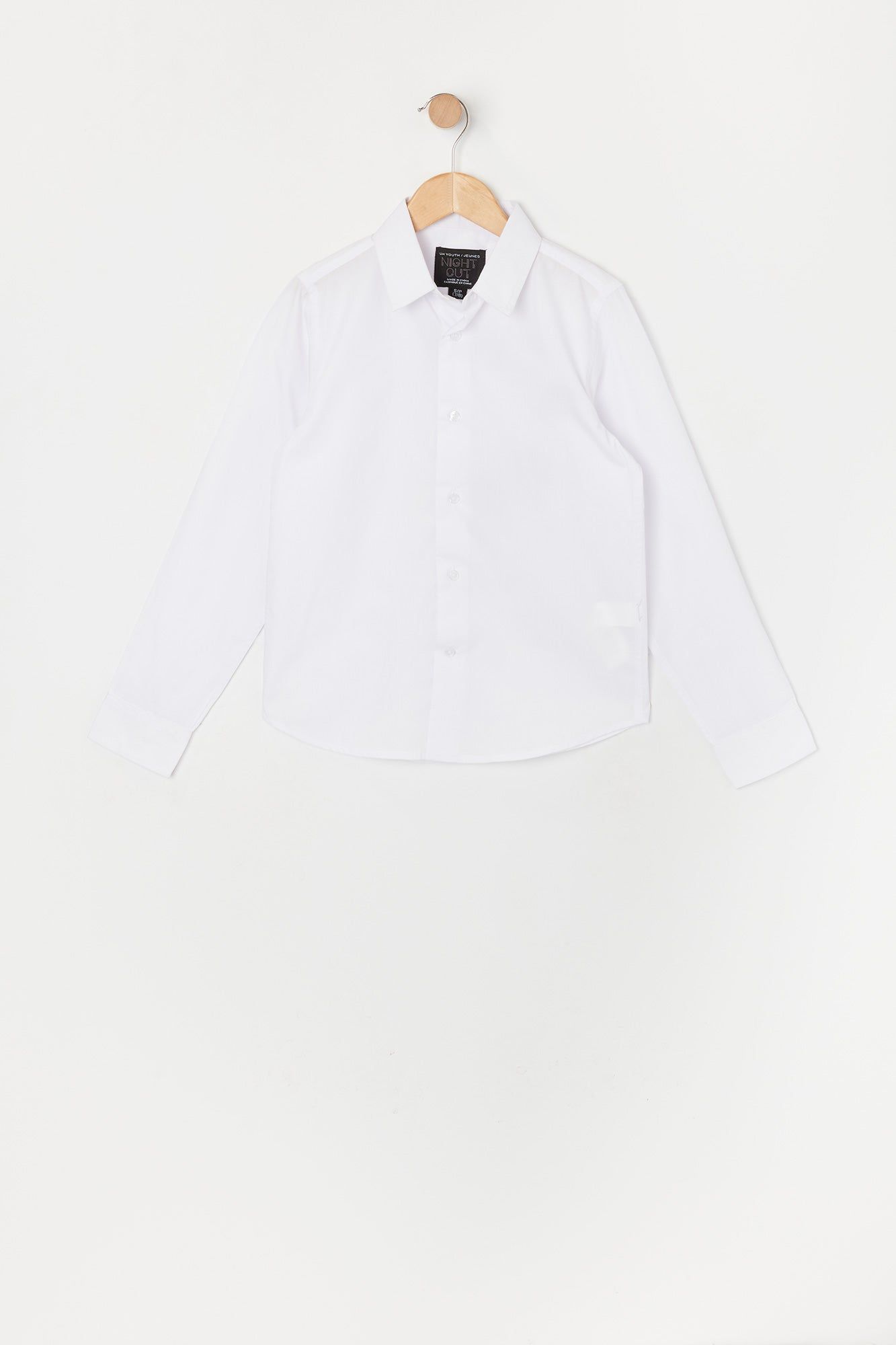 Boys Poplin Dress Shirt sold by Urban Planet product image thumbnail 3
