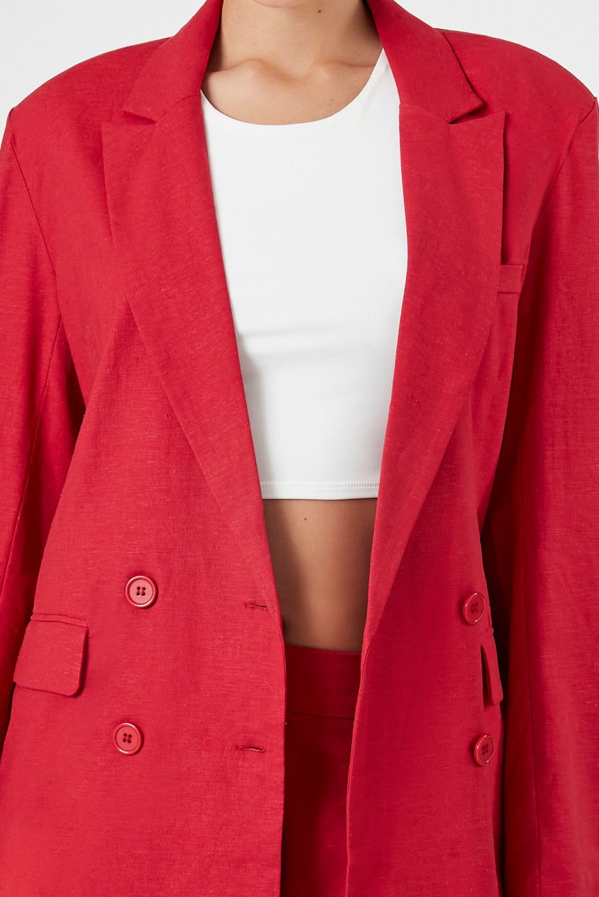 Blazer cranté à double boutonnage sold by Urban Planet product image thumbnail 5