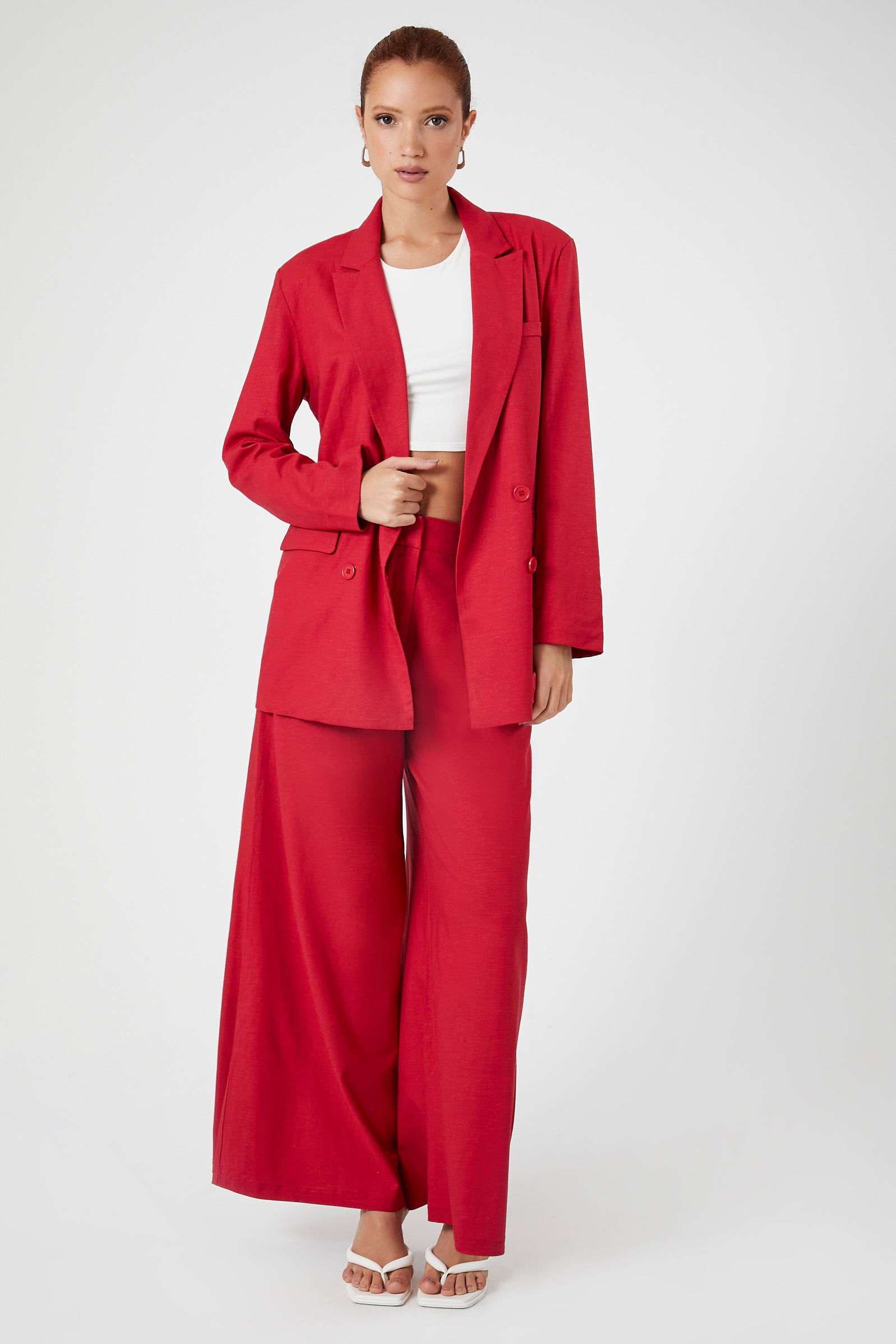 Blazer cranté à double boutonnage sold by Urban Planet product image thumbnail 4