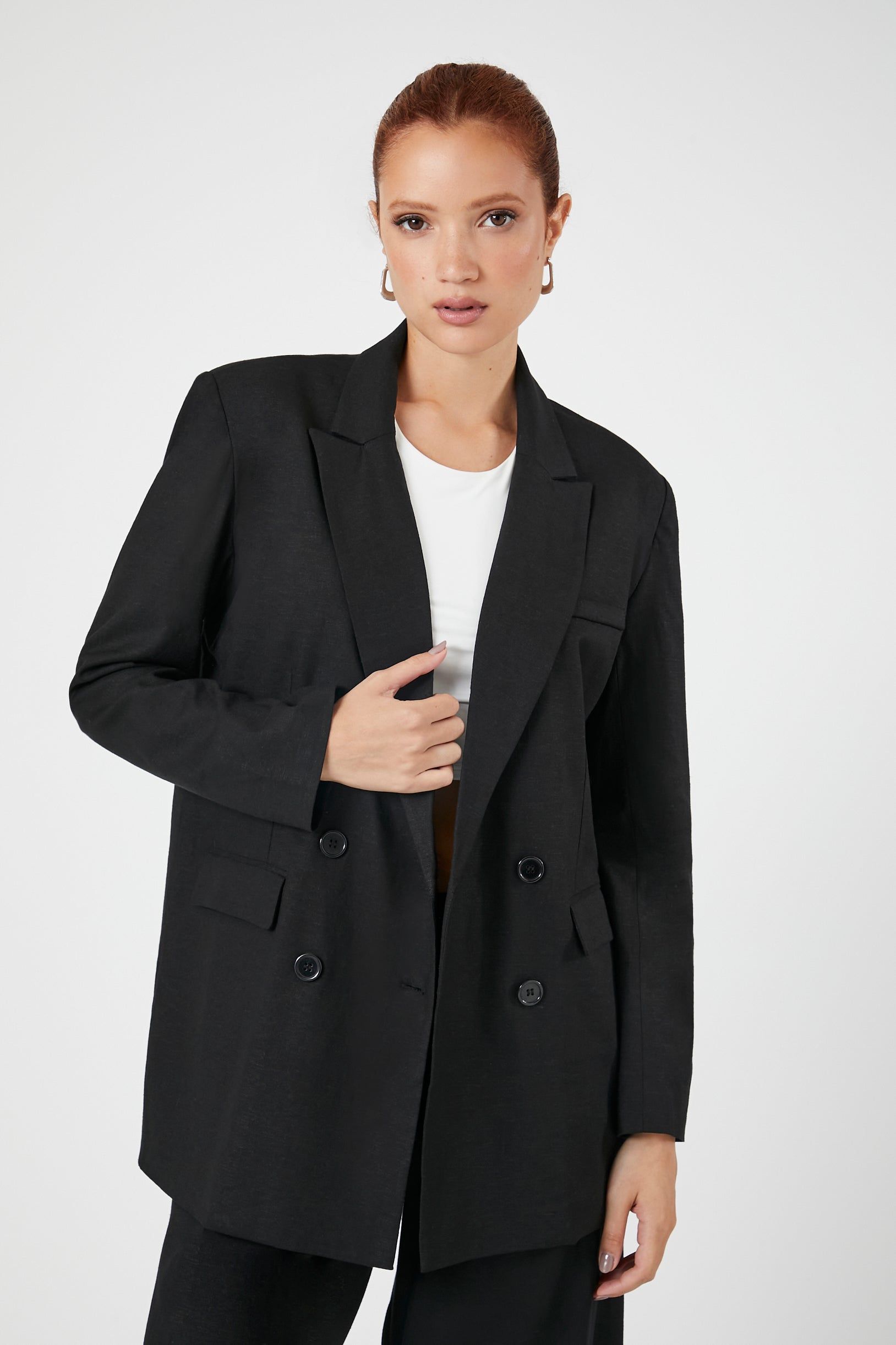 Blazer cranté à double boutonnage sold by Urban Planet product image thumbnail 6