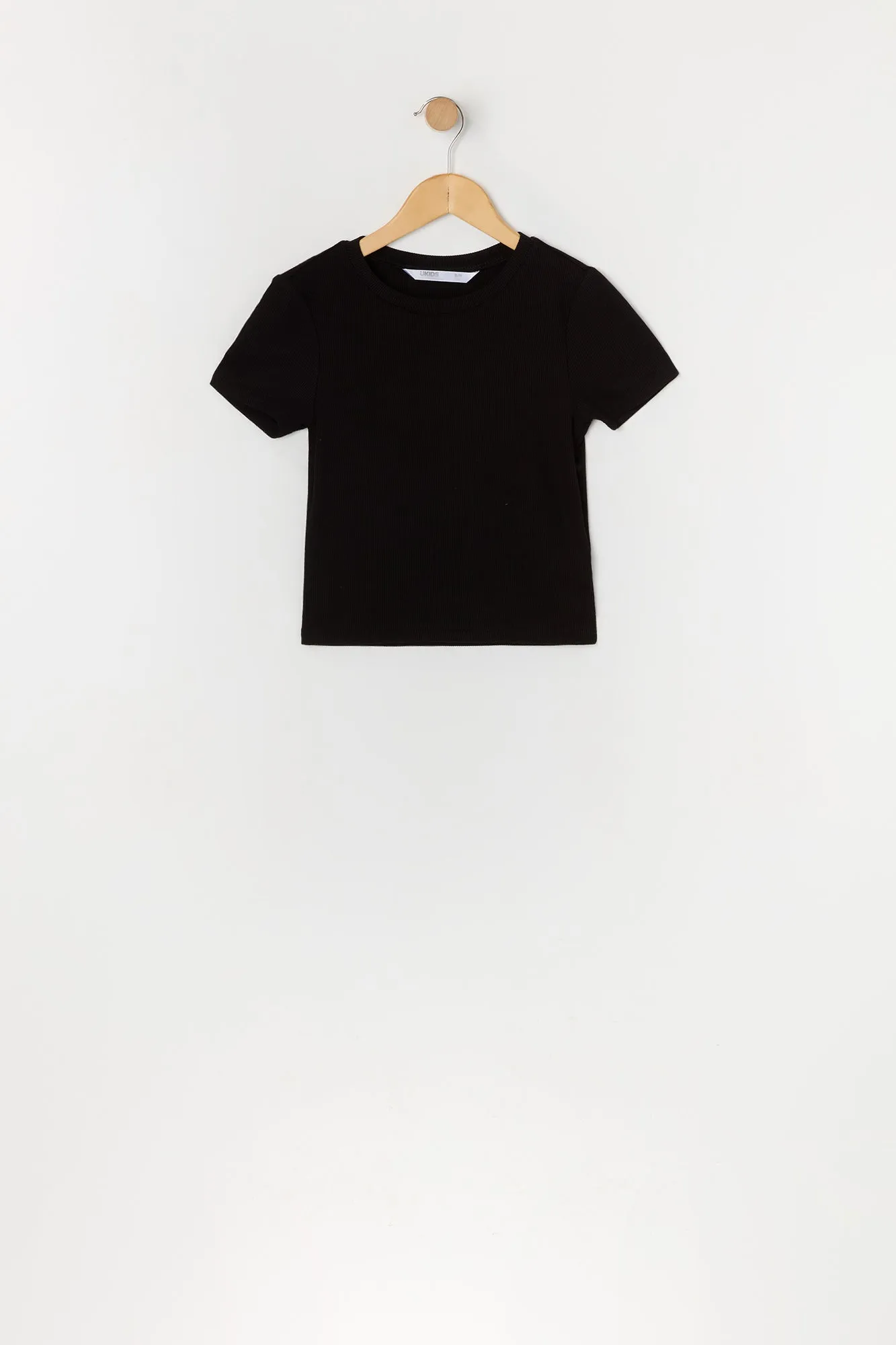 T-shirt ras du cou côtelé pour fille sold by Urban Planet product image thumbnail 3