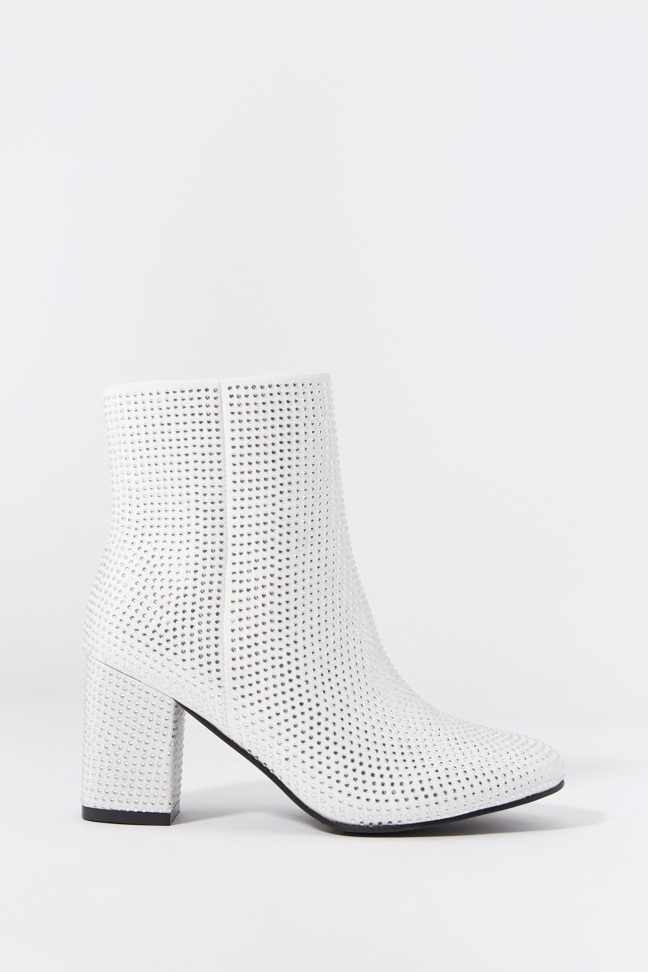 Rhinestone Heeled Boot sold by Urban Planet
