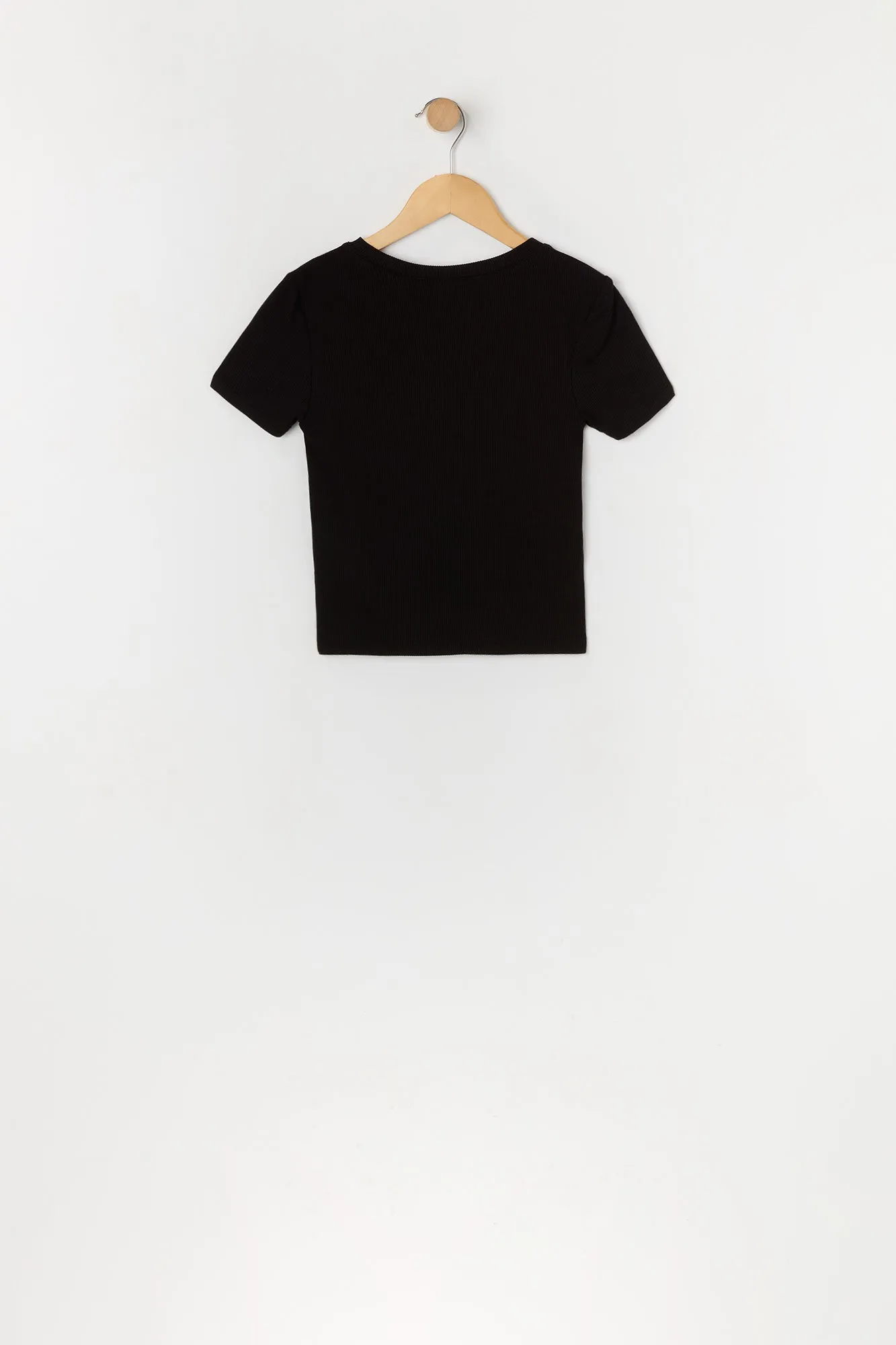 T-shirt ras du cou côtelé pour fille sold by Urban Planet product image thumbnail 4
