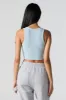 Seamless Ultra Scoop Neck Cropped Tank sold by Urban Planet