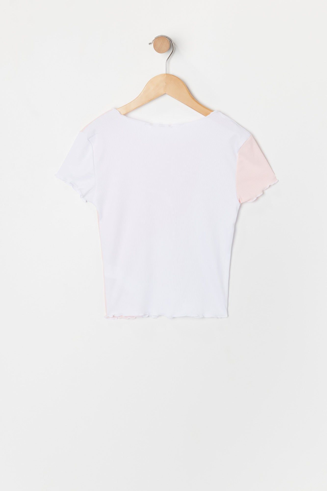 Girls Heart Embroidered Colour Block Top sold by Urban Planet product image thumbnail 2
