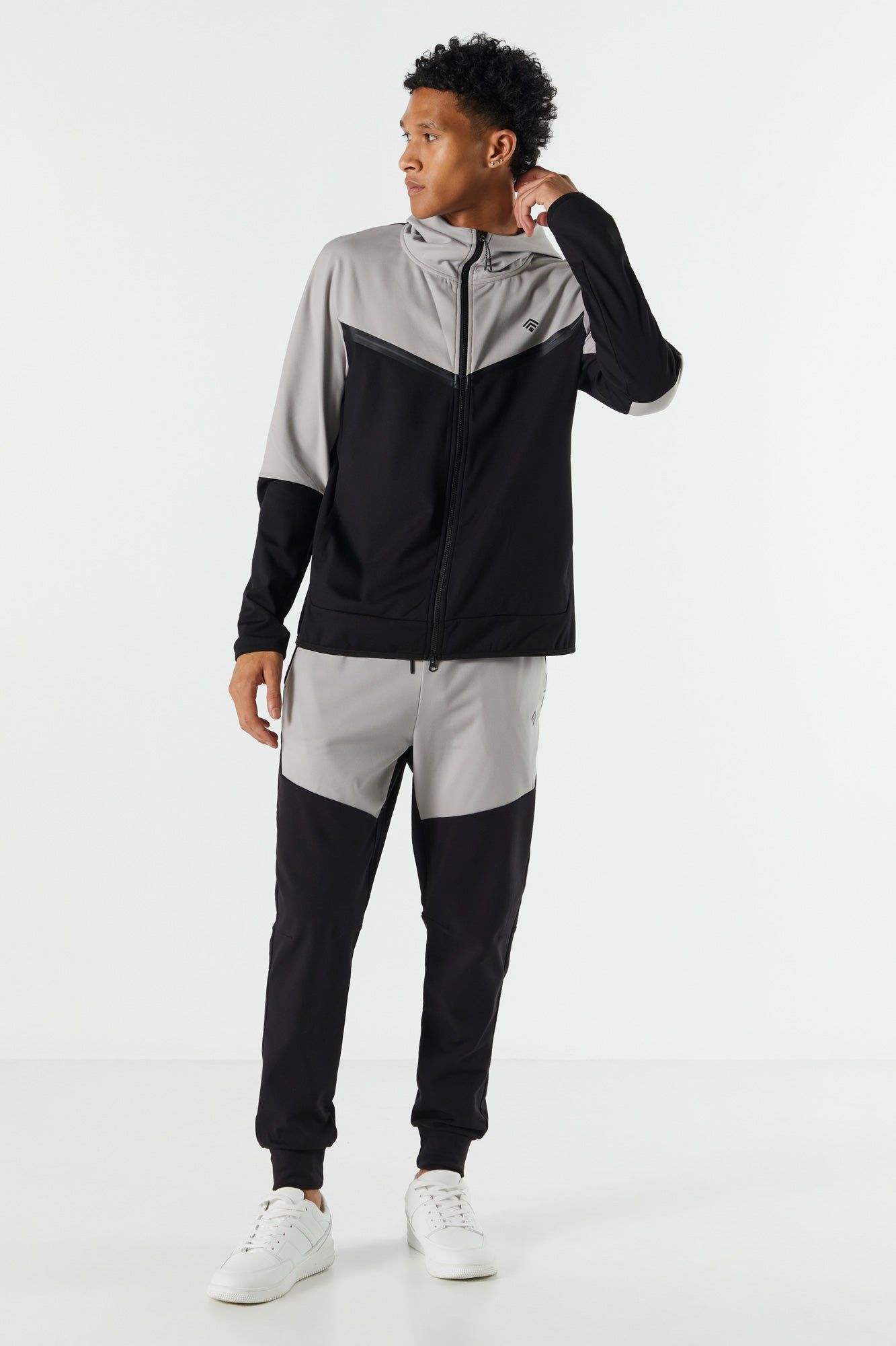 Colourblock Soft Tech Fleece Jogger sold by Urban Planet product image thumbnail 5
