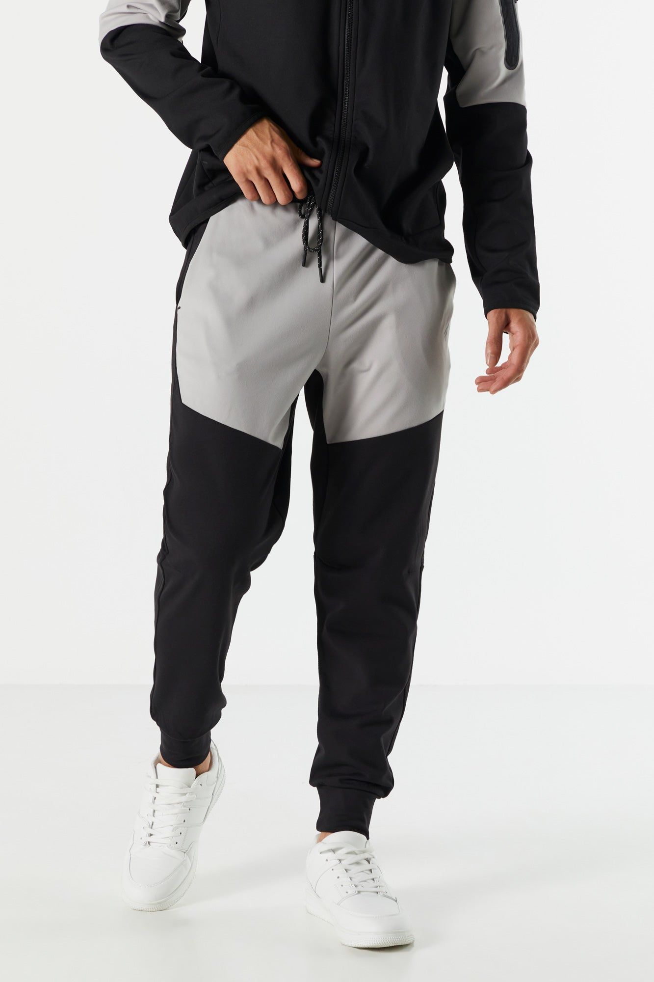 Colourblock Soft Tech Fleece Jogger sold by Urban Planet product image thumbnail 4