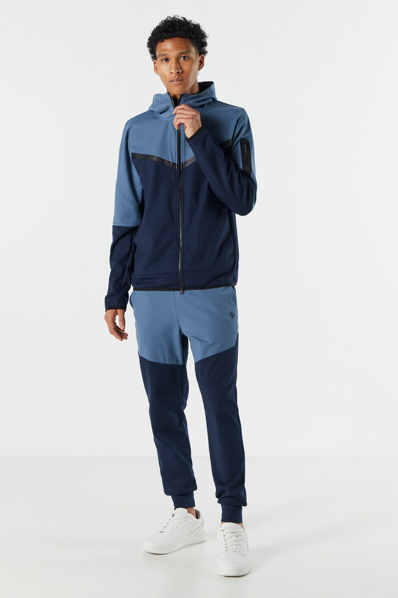 Colourblock Soft Tech Fleece Jogger sold by Urban Planet product image thumbnail 2