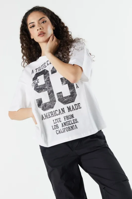 American Made Graphic Boyfriend T-Shirt sold by Urban Planet