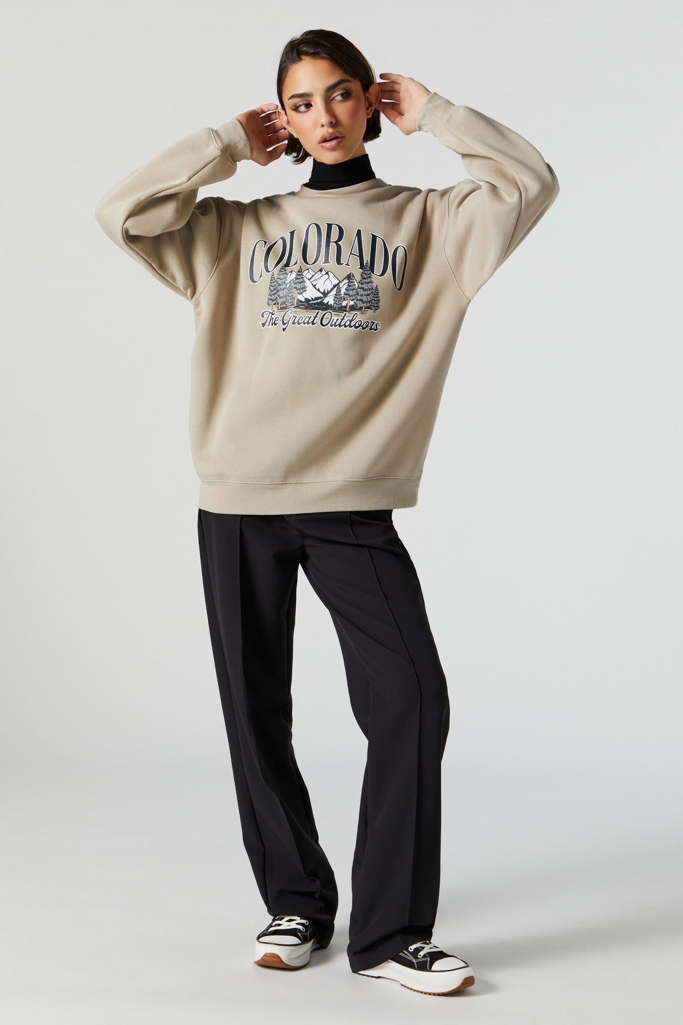 Chandail en molleton à imprimé Colorado sold by Urban Planet product image thumbnail 3