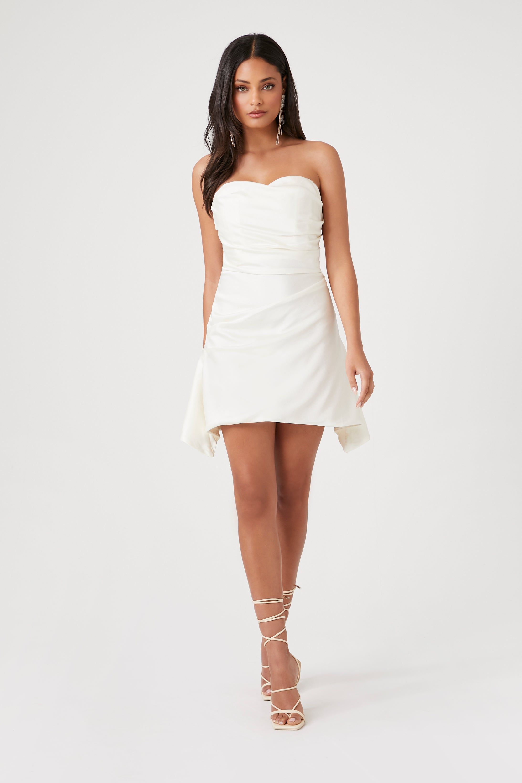 Satin Sweetheart Mini Dress sold by Urban Planet product image thumbnail 9