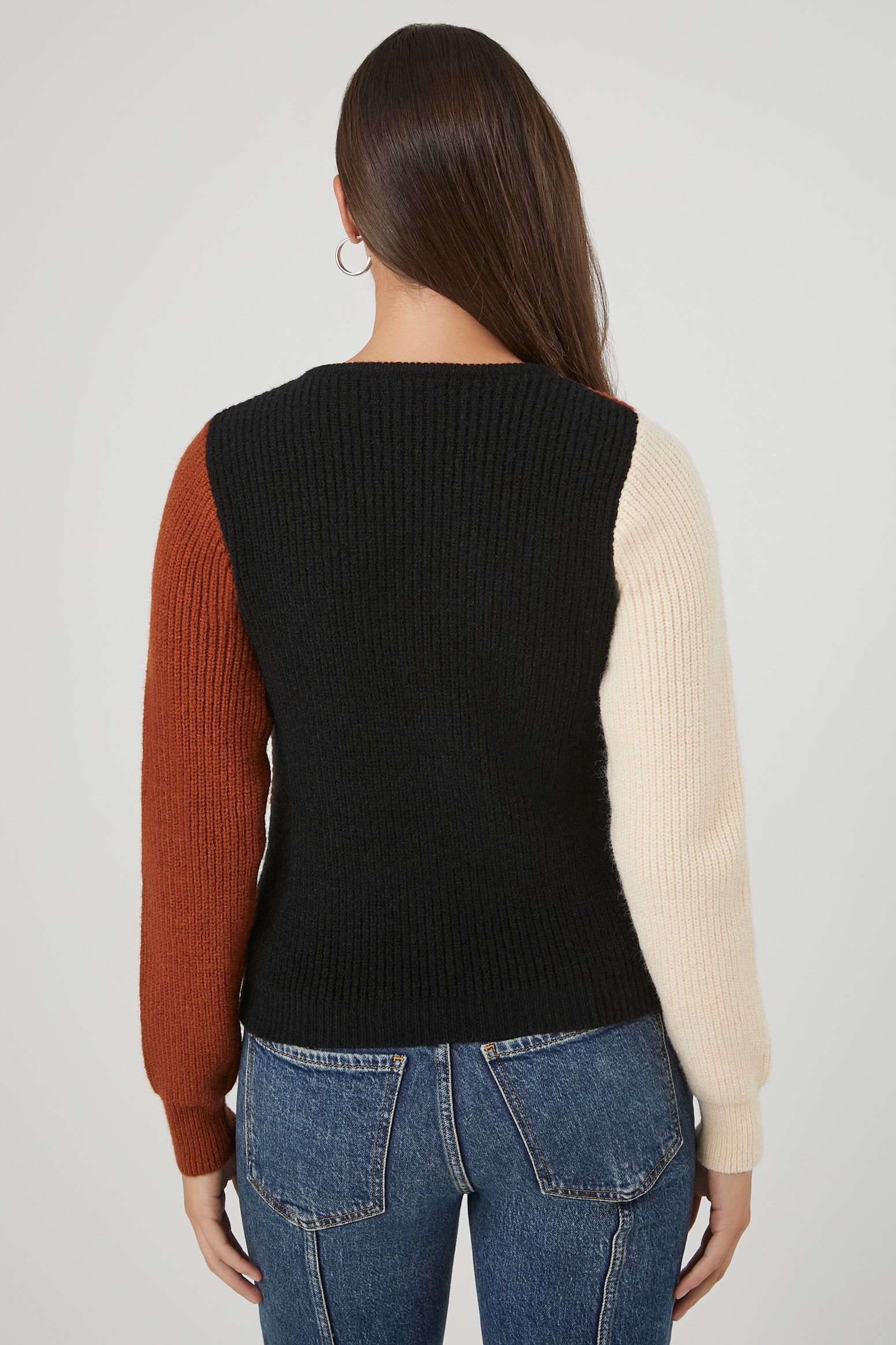 Criss Cross Colourblock Sweater sold by Urban Planet product image thumbnail 2