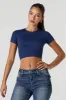 T-shirt côtelé court sans couture sold by Urban Planet