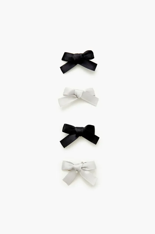 Bow Hair Clip Set (4 Pcs) sold by Urban Planet