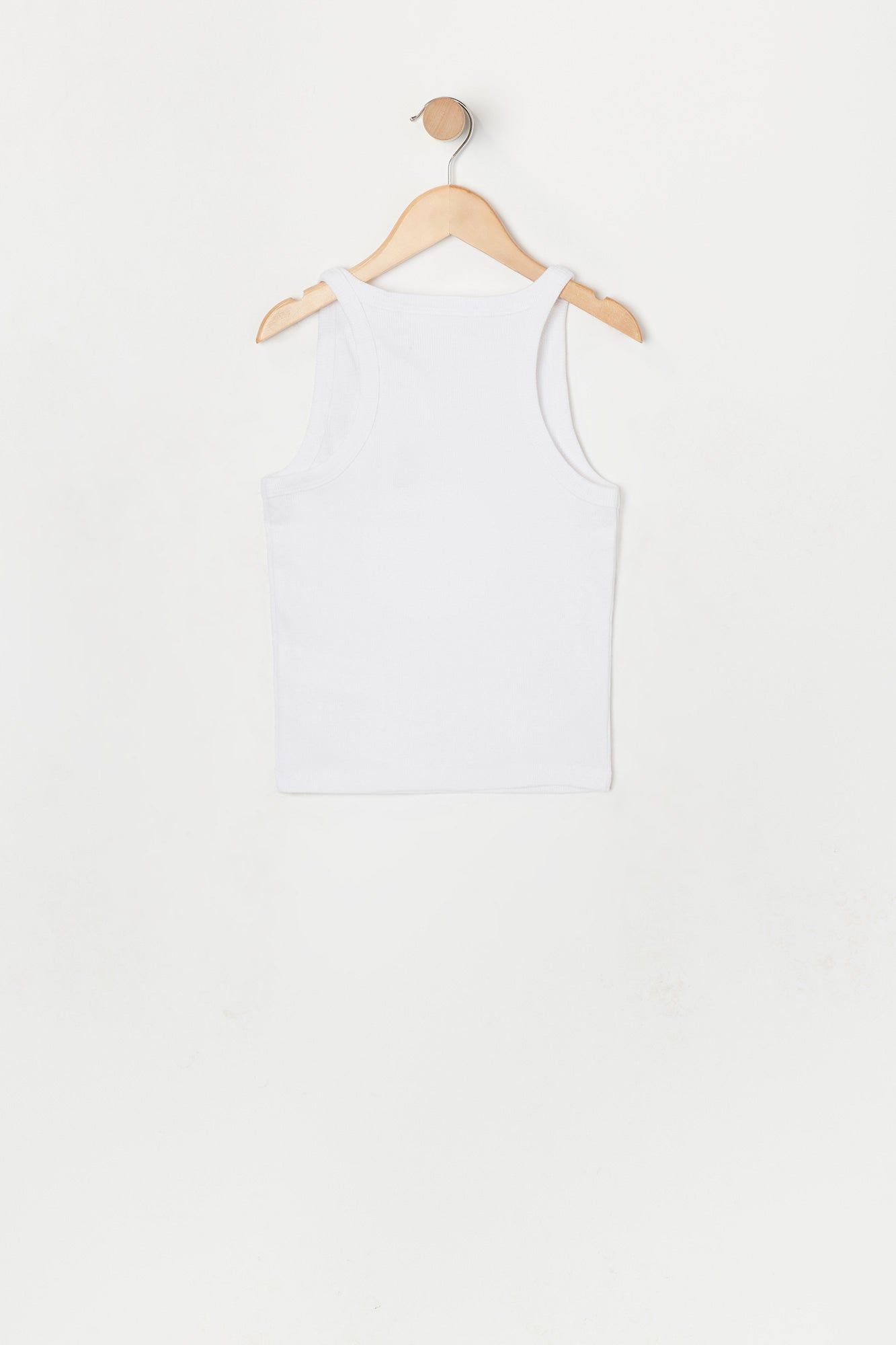 Girls Ribbed High Neck Tank sold by Urban Planet product image thumbnail 3