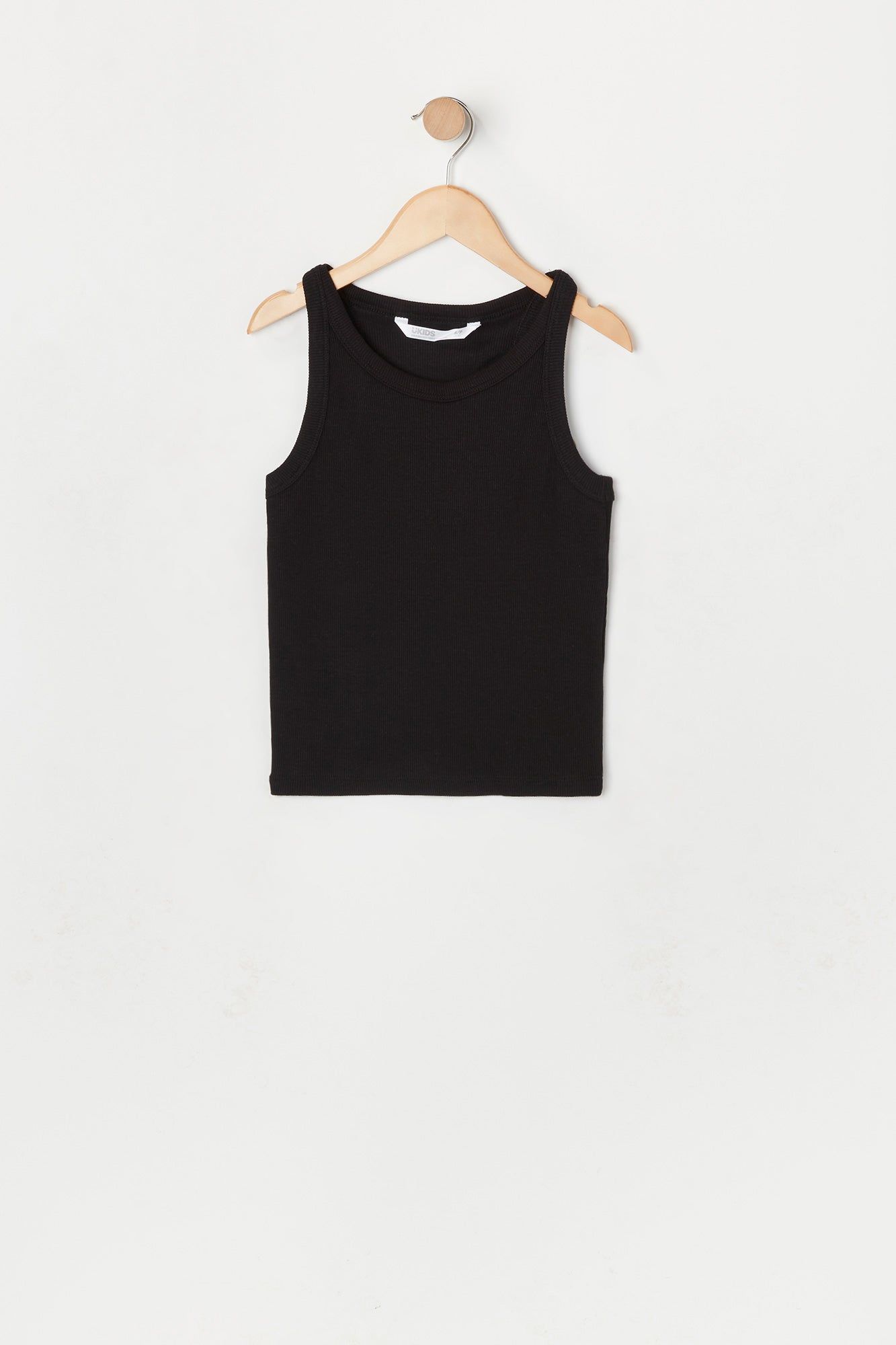 Girls Ribbed High Neck Tank sold by Urban Planet